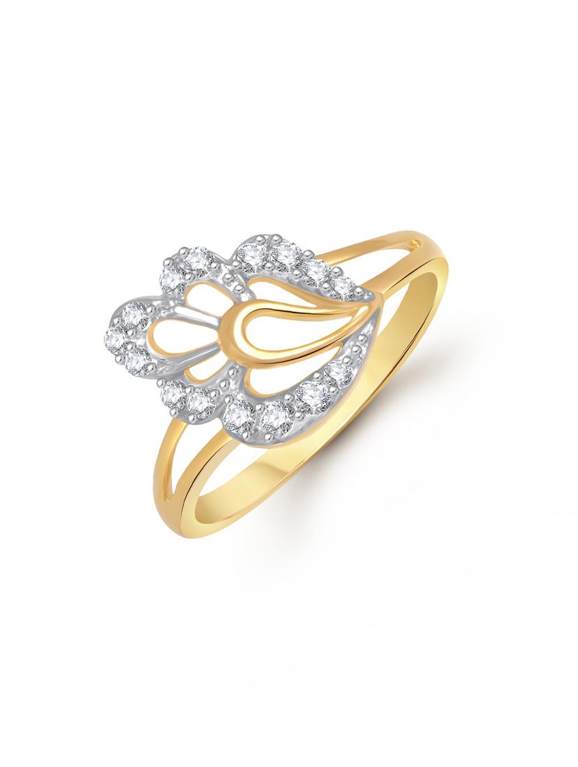 gold metal ring - 13307353 - Zoom Image - 1