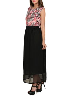 tie knot back floral maxi dress - 13309483 - Standard Image - 2
