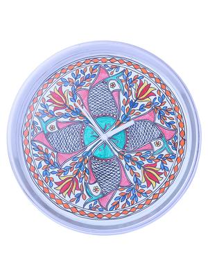 imithila handpainted decorative analog wall clock - 13310535 - Standard Image - 2
