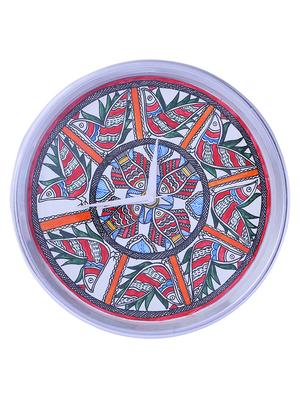 imithila handpainted decorative analog wall clock - 13310541 - Standard Image - 2