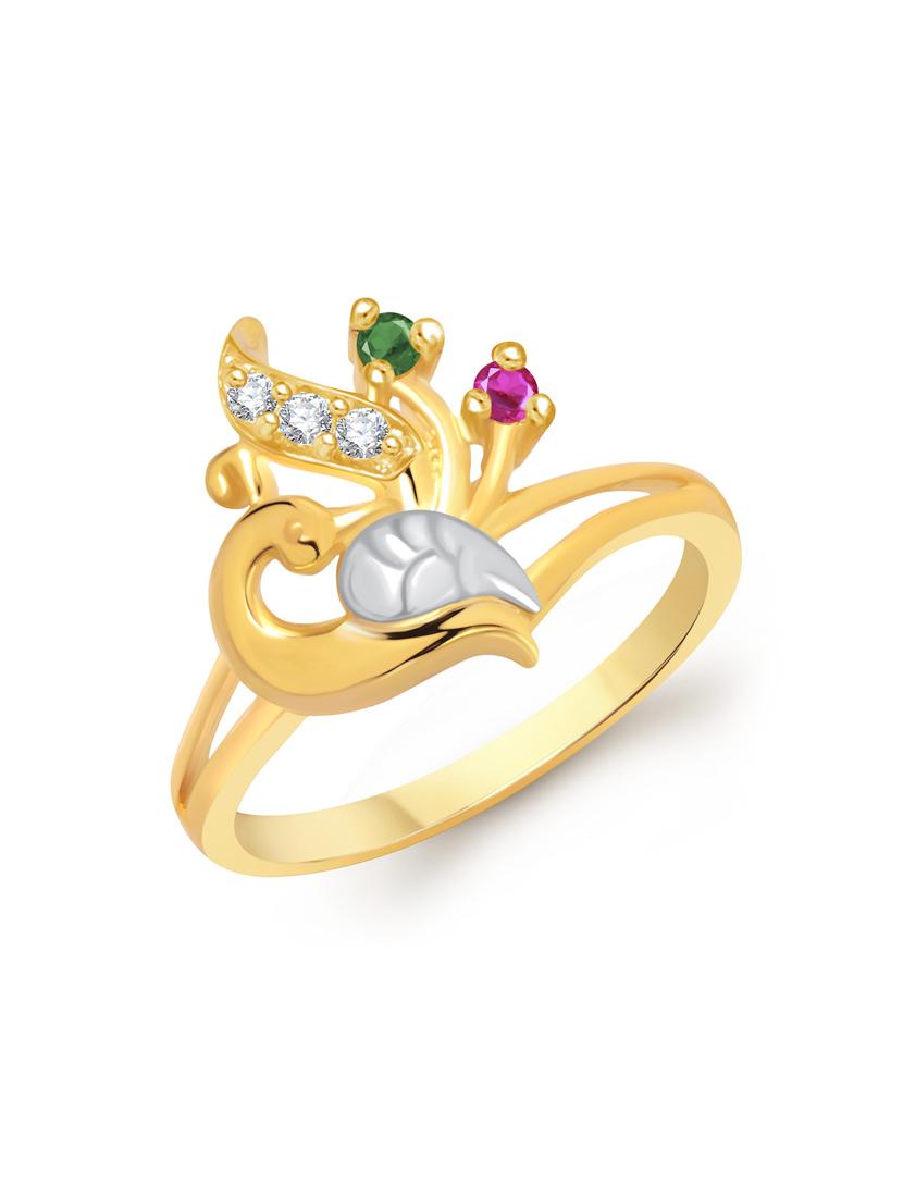gold metal ring - 13311733 - Zoom Image - 1