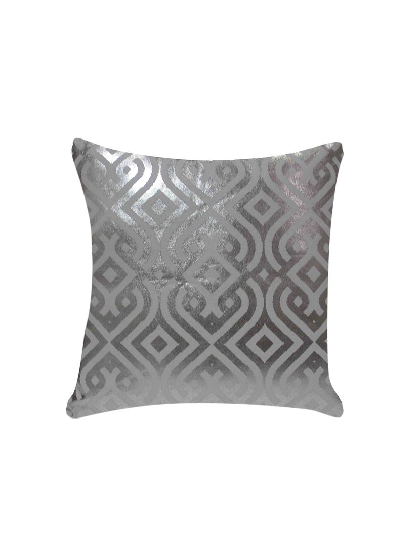ambbi collection printed cushion cover with foil print geometric pattern - 13311810 - Zoom Image - 1