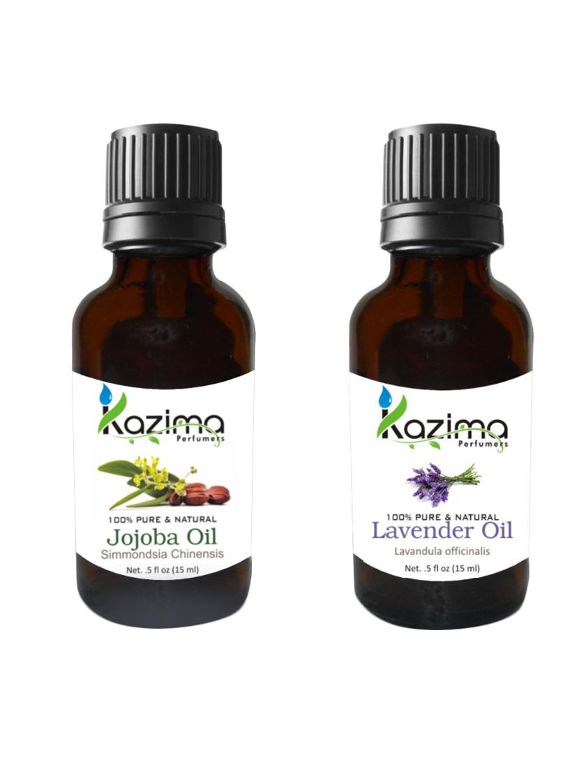 combo of jojoba oil and lavender oil for hair growth, skin care (each 15ml)- 100% pure natural oil - 13313064 - Zoom Image - 1