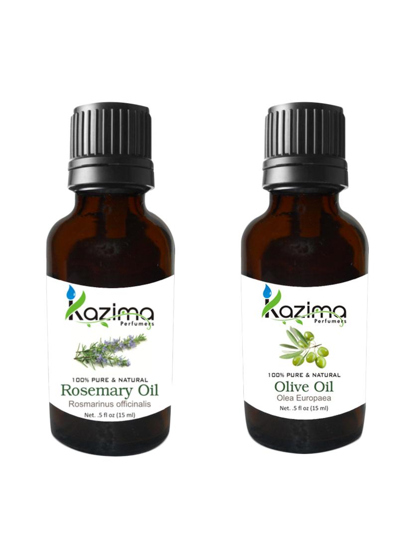 combo of rosemary oil and olive oil for hair growth, skin care (each 15ml)- 100% pure natural oil - 13313076 - Zoom Image - 1