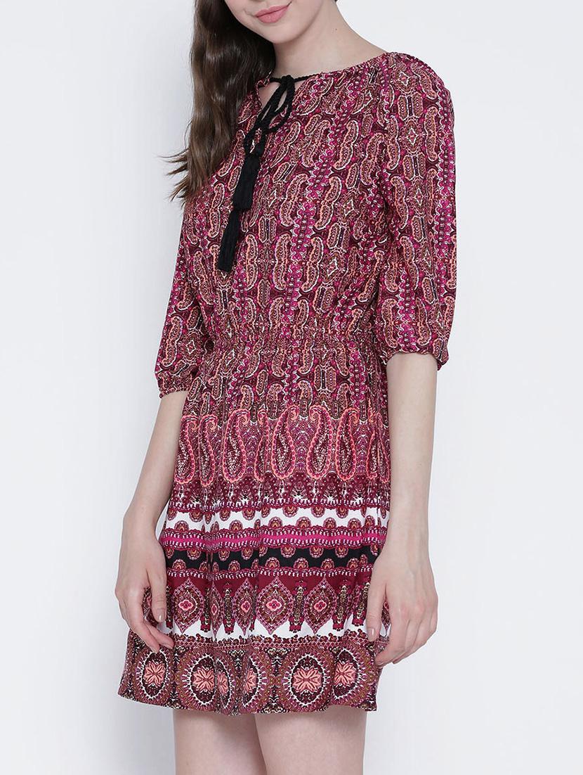 pink printed dress - 13315990 - Zoom Image - 2