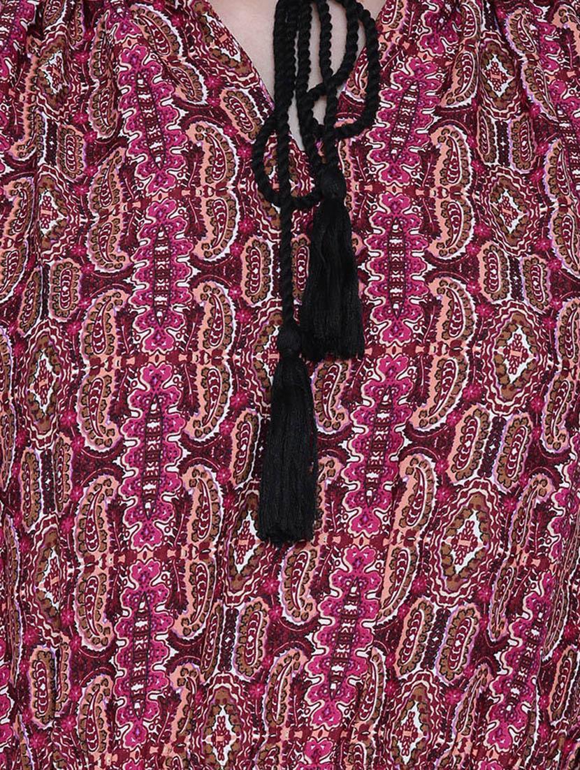 pink printed dress - 13315990 - Zoom Image - 5