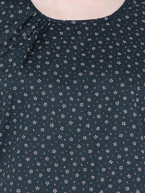 black printed cotton regular top - 13316265 - Standard Image - 4
