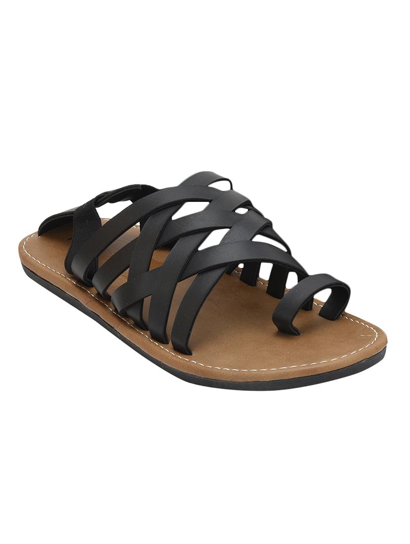 brown Leather back strap sandal - 13316320 - Zoom Image - 1