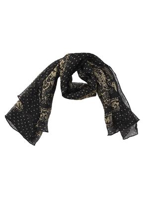 black poly chiffon printed dupatta - 13316624 - Standard Image - 2