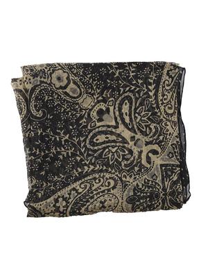 black poly chiffon printed dupatta - 13316624 - Standard Image - 3