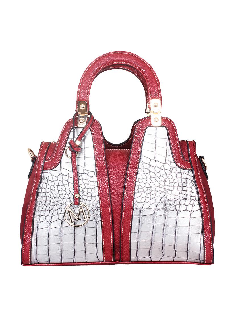 red leatherette handbag - 1332236 - Zoom Image - 1
