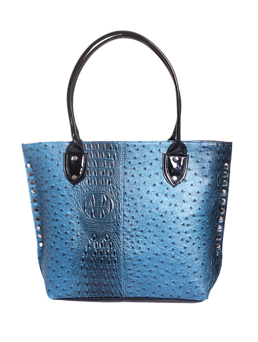 blue leatherette handbag - 1332240 - Zoom Image - 1