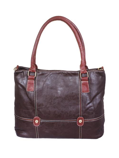 brown leatherette handbag - 1332256 - Standard Image - 1