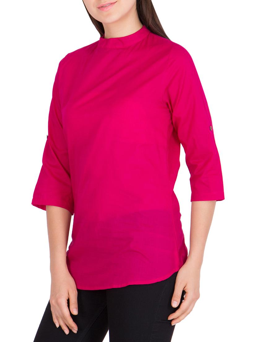 key hole back mock neck top - 13323097 - Zoom Image - 2