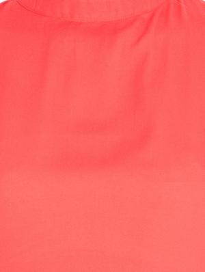orange rayon regular top - 13323101 - Standard Image - 4