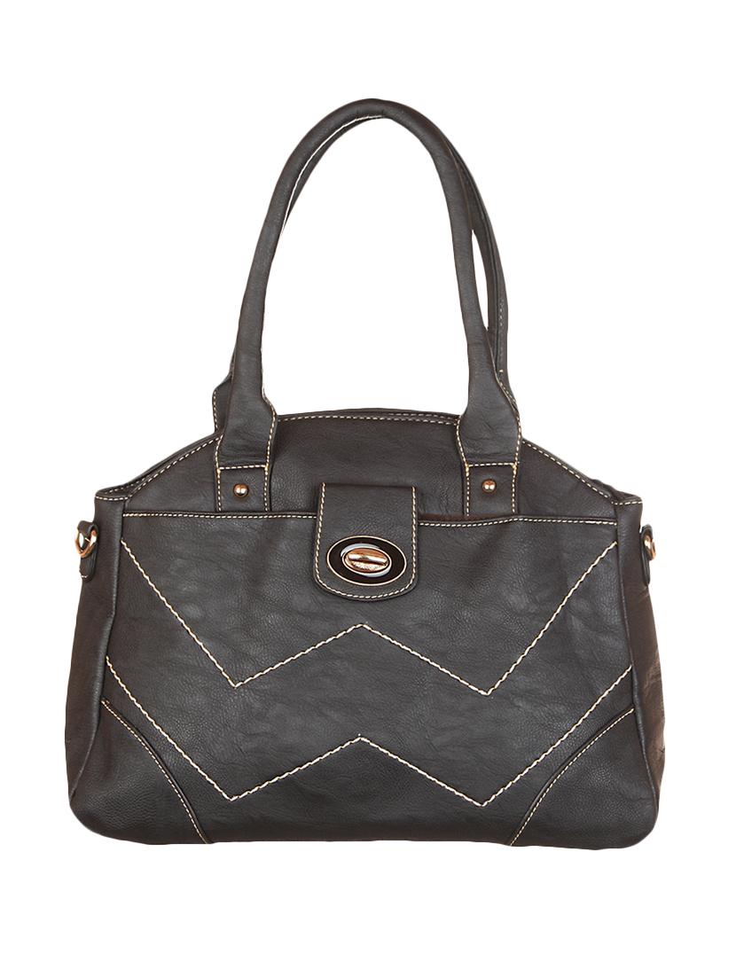 black leatherette handbag - 1332331 - Zoom Image - 1