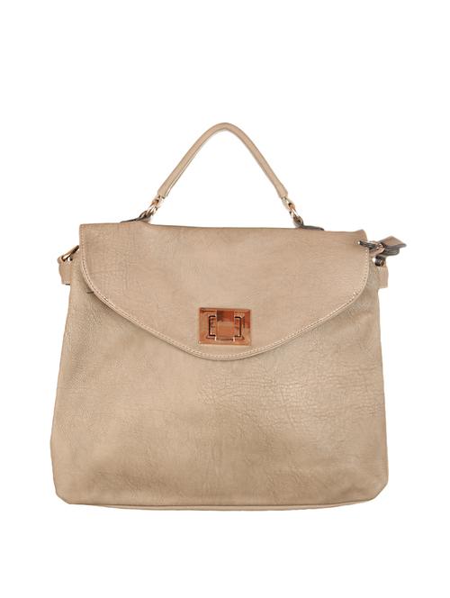 beige leatherette handbag - 1332381 - Standard Image - 1