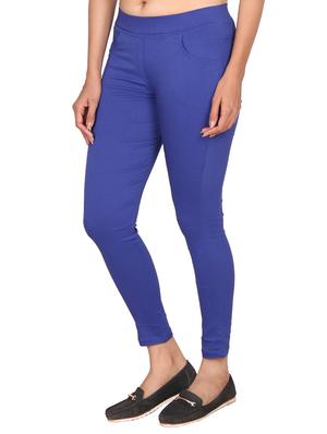 blue cotton jeggings - 13325903 - Standard Image - 2
