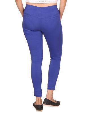 blue cotton jeggings - 13325903 - Standard Image - 3