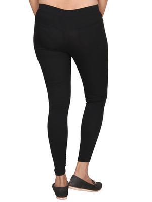 black cotton jeggings - 13325912 - Standard Image - 3