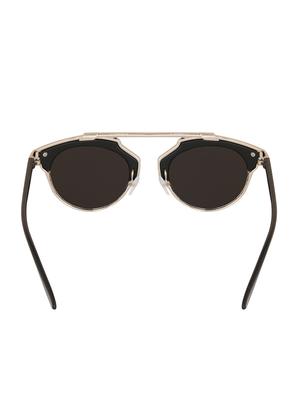 notjustiaras round unisex sun glasses silver uv protected lenses - (britney)-45-55mm - 13329616 - Standard Image - 3