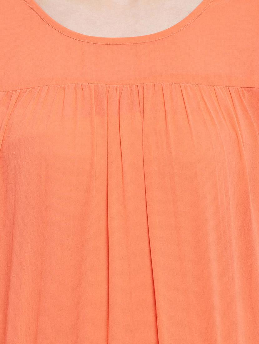 pleated blouson top - 13331407 - Zoom Image - 4