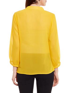 tie up detail layered top - 13331409 - Standard Image - 3