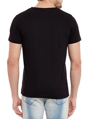 black cotton t-shirt - 13334391 - Standard Image - 3