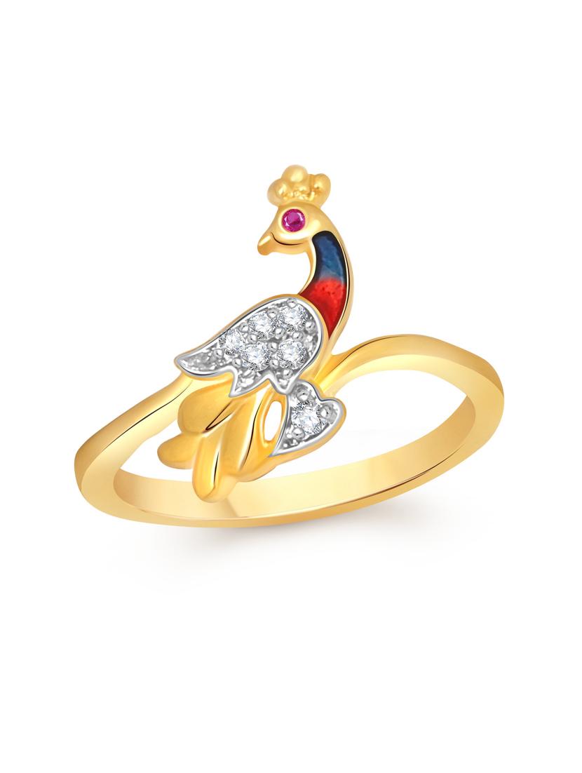 gold metal ring - 13334684 - Zoom Image - 1