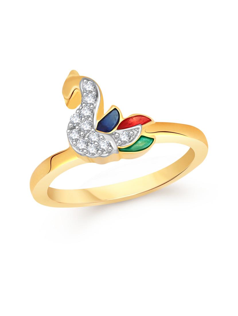 gold metal ring - 13334687 - Zoom Image - 1