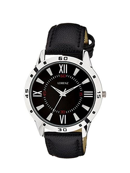 lorenz mk-1016a black dial trendy men's watch - 13335904 - Standard Image - 1