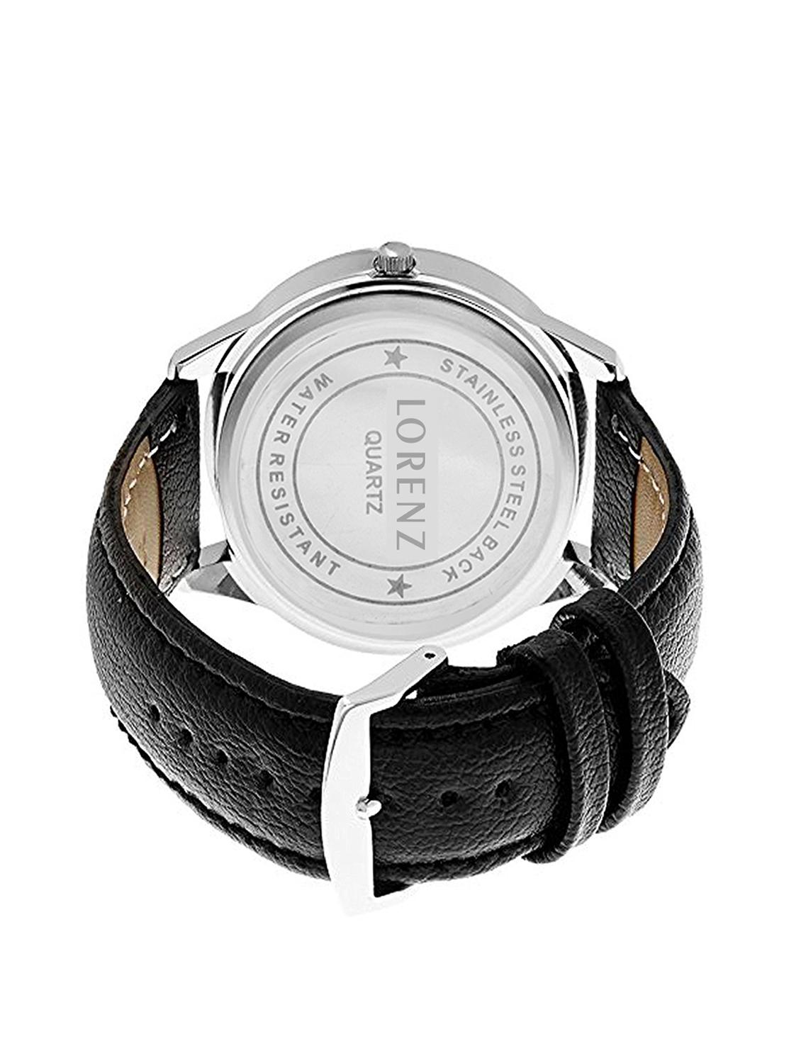 lorenz mk-1016a black dial trendy men's watch - 13335904 - Zoom Image - 3