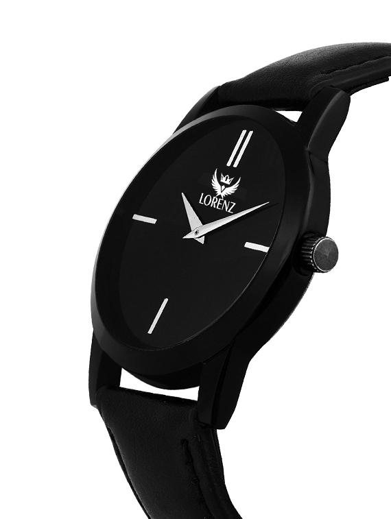 lorenz mk-103a slim design black dial men's watch - 13335907 - Zoom Image - 2