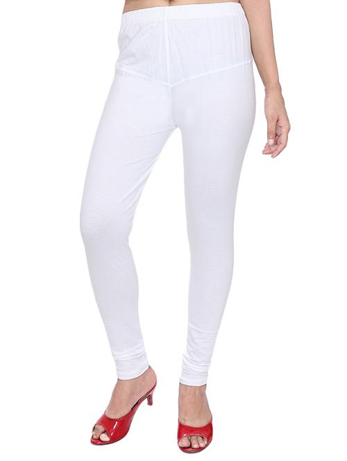 solid white cotton legging - 13337685 - Standard Image - 1