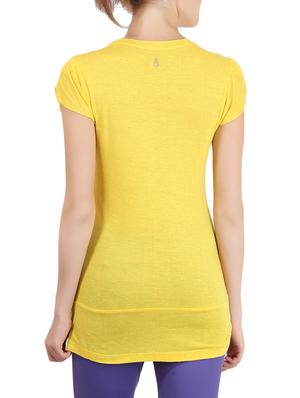 yellow printed cotton regular tee - 13337840 - Standard Image - 3