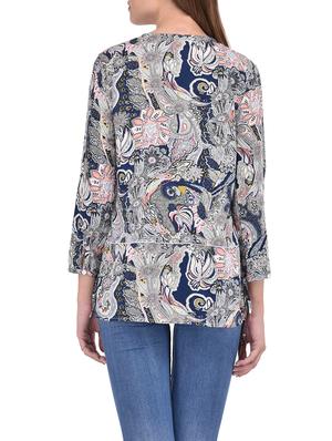 navy blue cotton top - 13341318 - Standard Image - 3