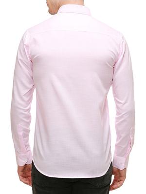 pink cotton casual shirt - 13341410 - Standard Image - 3