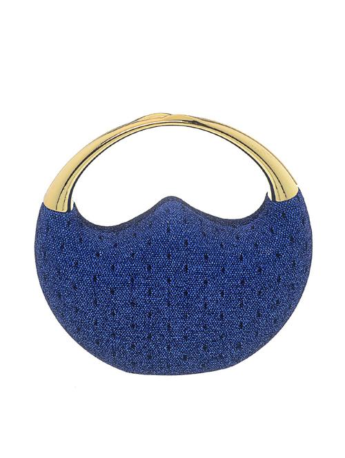 blue satin clutch - 13341789 - Standard Image - 1