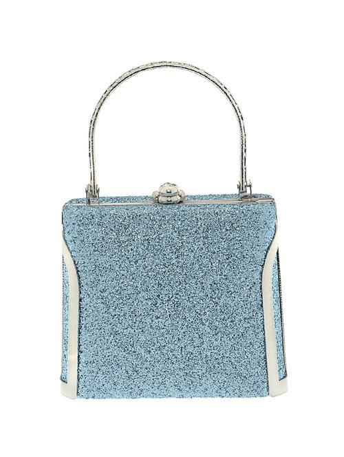 blue satin clutch - 13341790 - Standard Image - 1