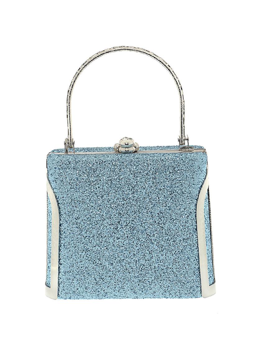 blue satin clutch - 13341790 - Zoom Image - 1