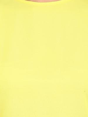 mellow yellow solid crop top - 13343165 - Standard Image - 4