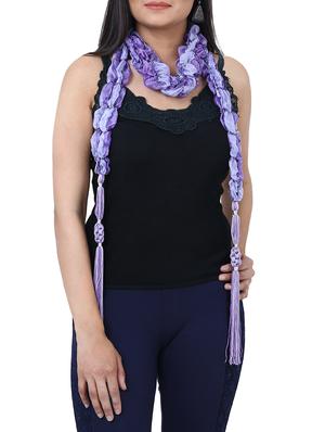 purple silk blend scarf - 13348661 - Standard Image - 2