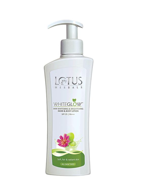 lotus herbal white glow spf 25 hand & body lotion 300 ml ( pack of 2 ) - 13351138 - Zoom Image - 1
