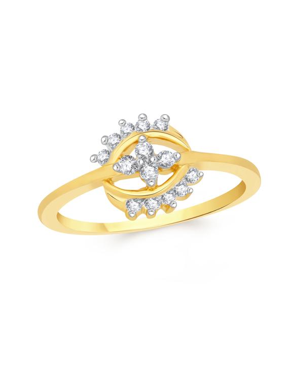 gold metal ring - 13351365 - Zoom Image - 1