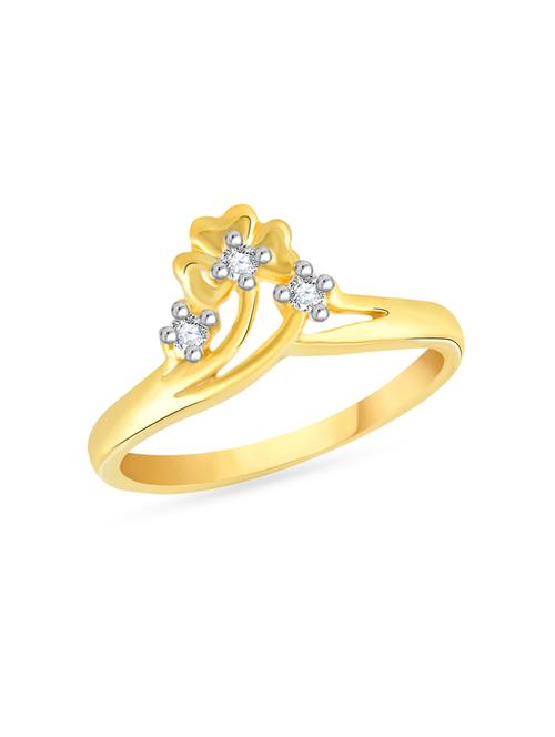 gold metal finger ring - 13351371 - Standard Image - 1