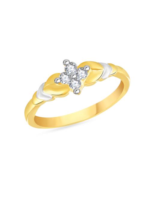 gold metal finger ring - 13351381 - Standard Image - 1