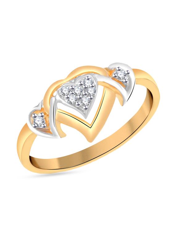 gold metal ring - 13351676 - Zoom Image - 1