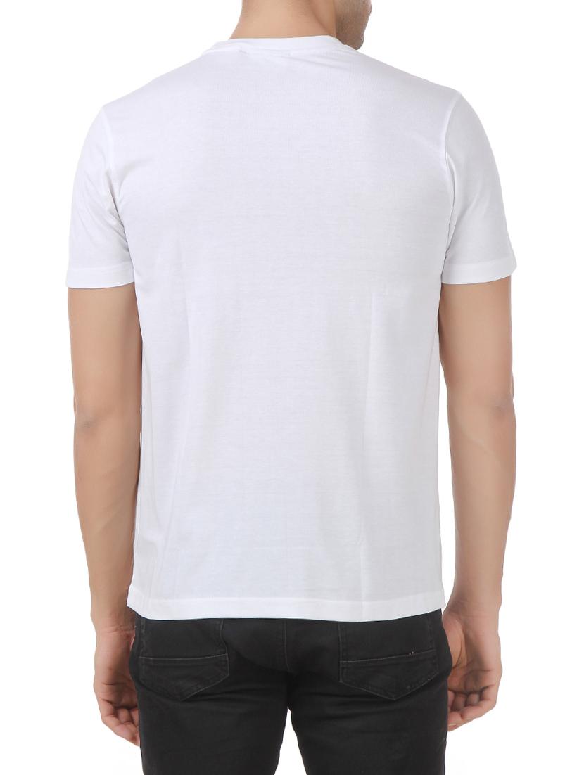 white front print t-shirt - 13351767 - Zoom Image - 3