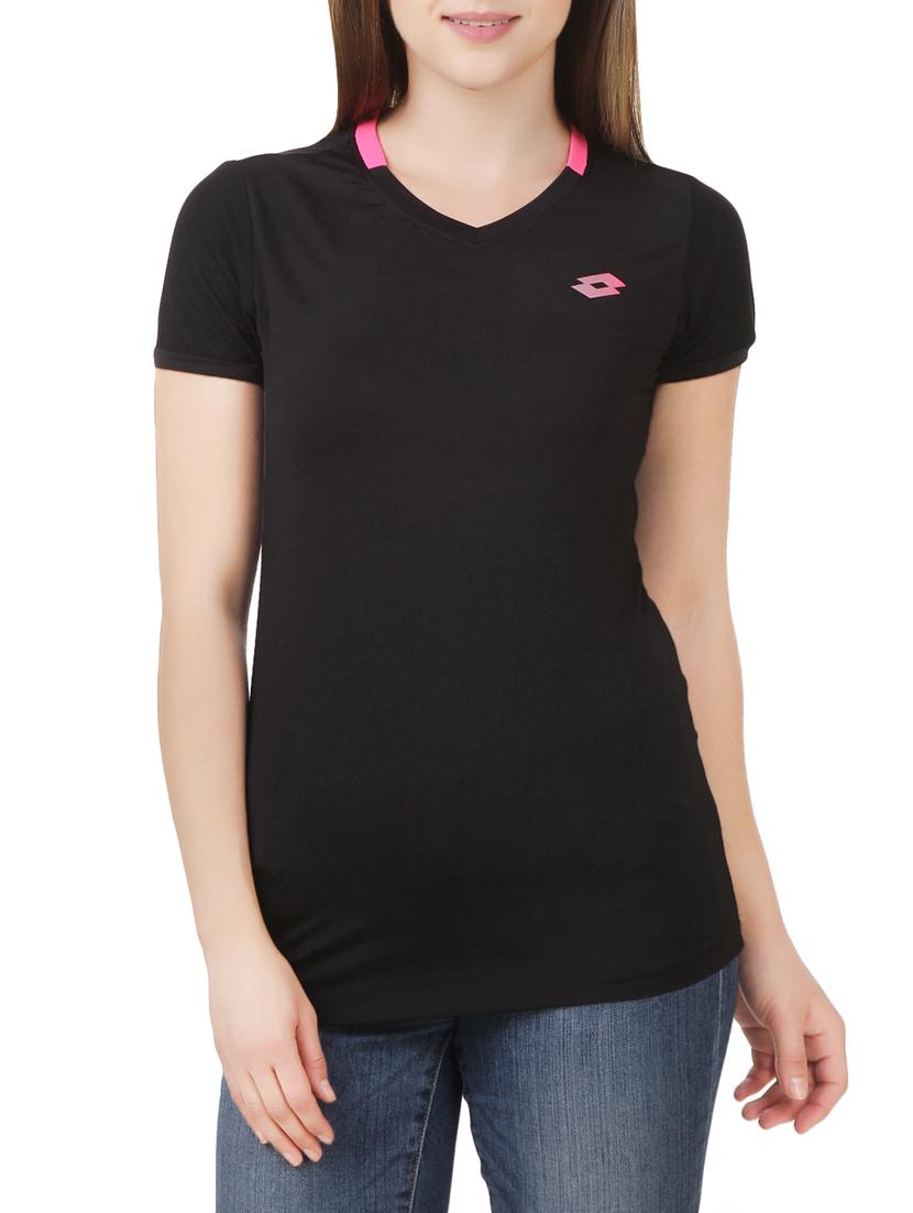 solid black regular tee - 13351774 - Zoom Image - 1