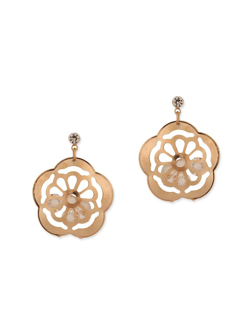 golden drop earrings - 13355869 - Zoom Image - 1